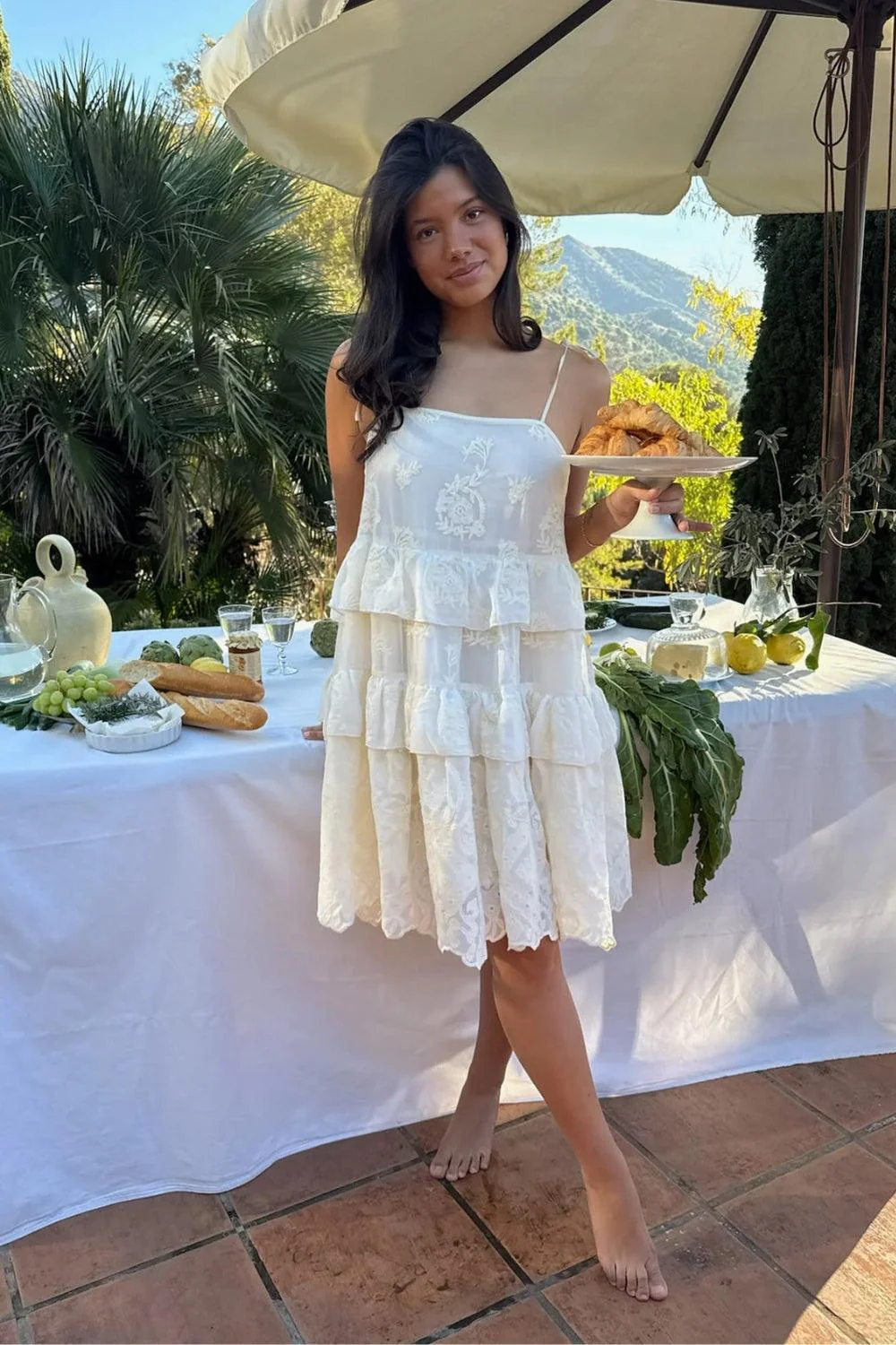 Ellinor Lace Dress Vintage white - Image 4