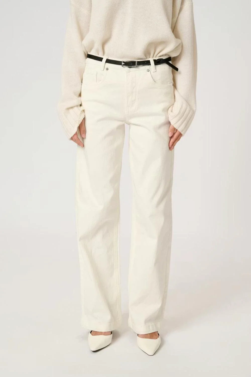 The Louis High Wide 32" White - Image 3