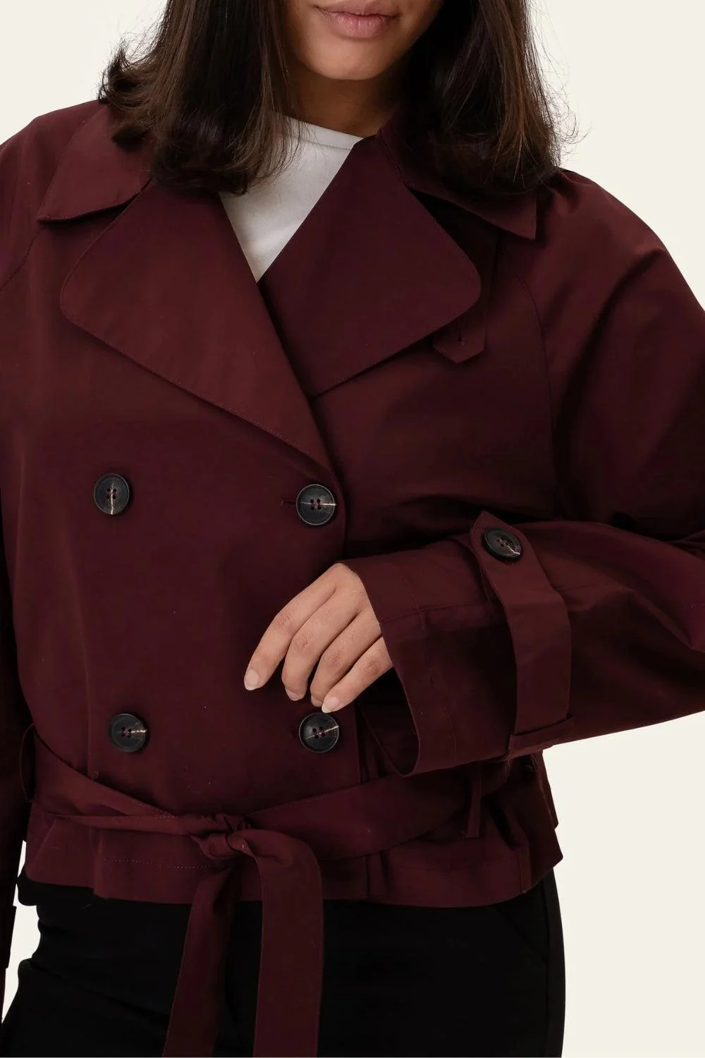 AlmaIc Trenchcoat Bordeaux - Image 4