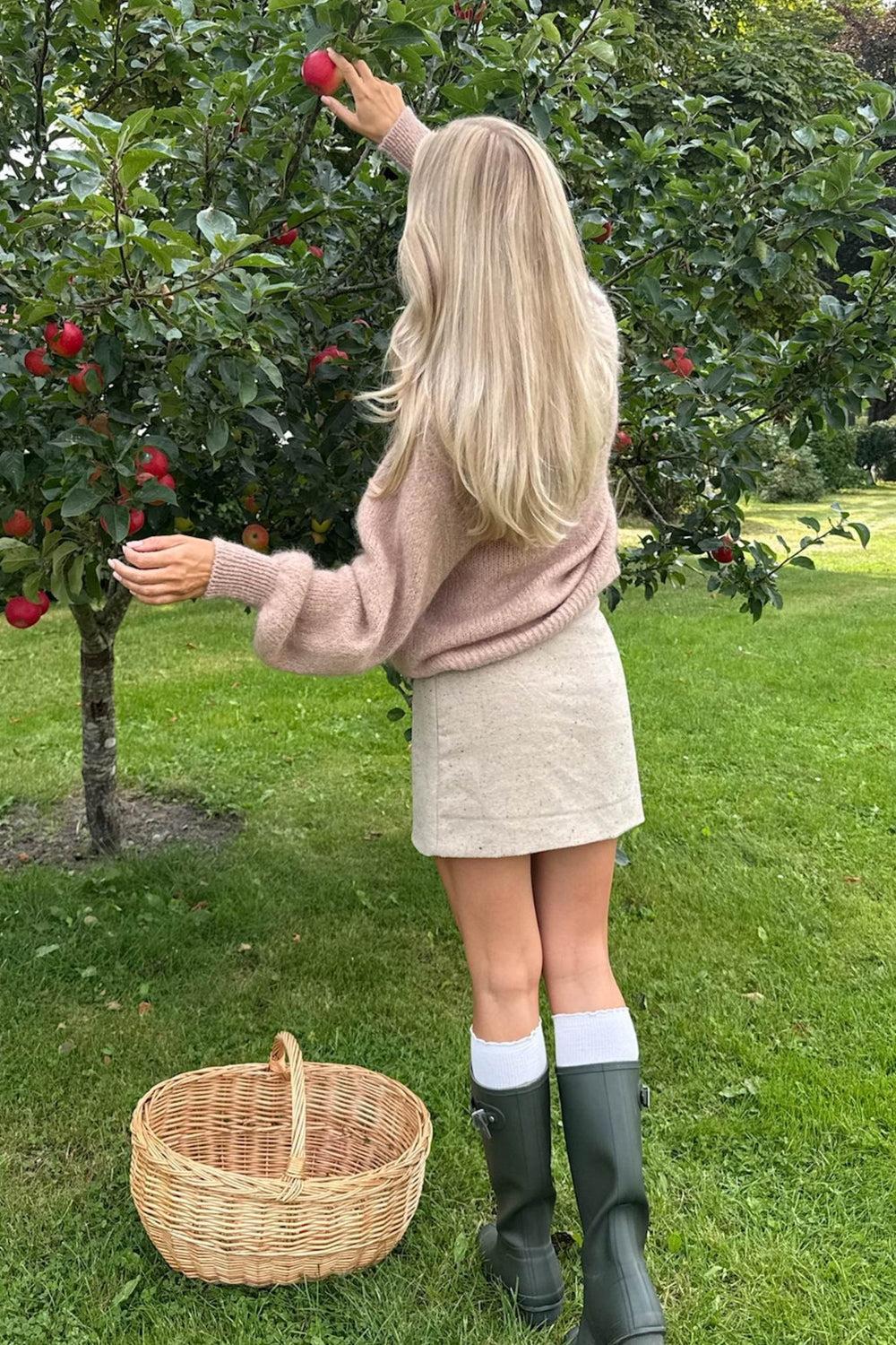 Ida Cardigan Dark Beige - Image 2