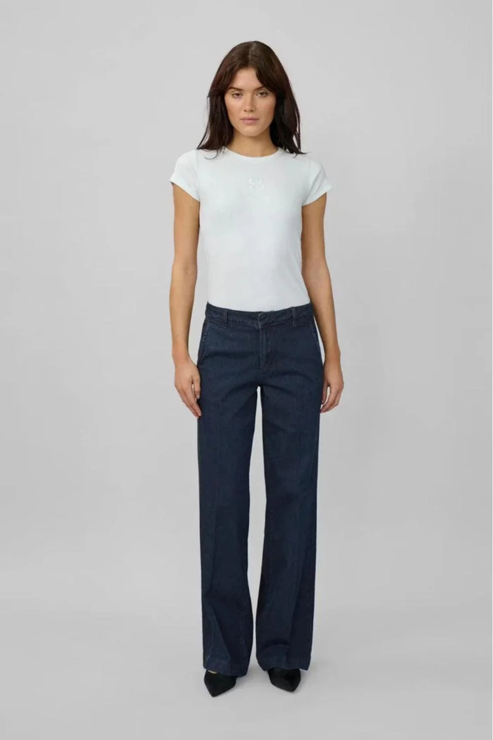 Lara pant dark blue Un-Wash - Image 2