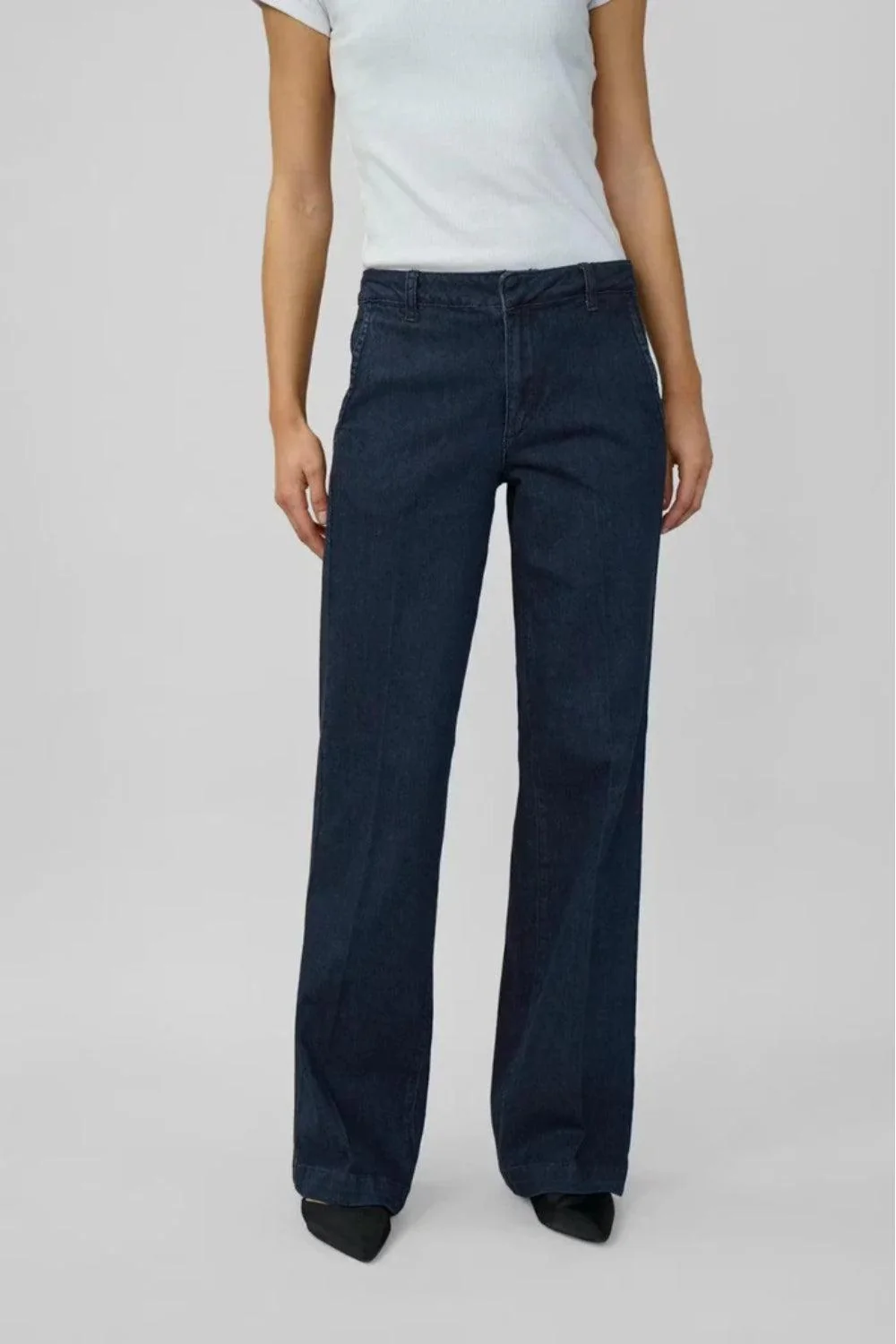 Lara pant dark blue Un-Wash - Image 3