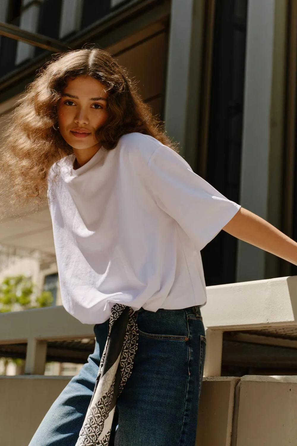 Ivy Baily Balloon Sleeve Shirt White - Image 2