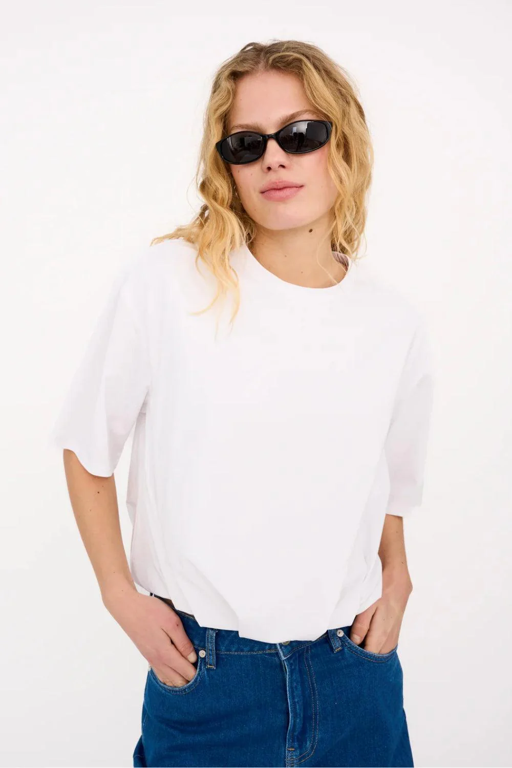 Ivy Baily Balloon Sleeve Shirt White - Image 3
