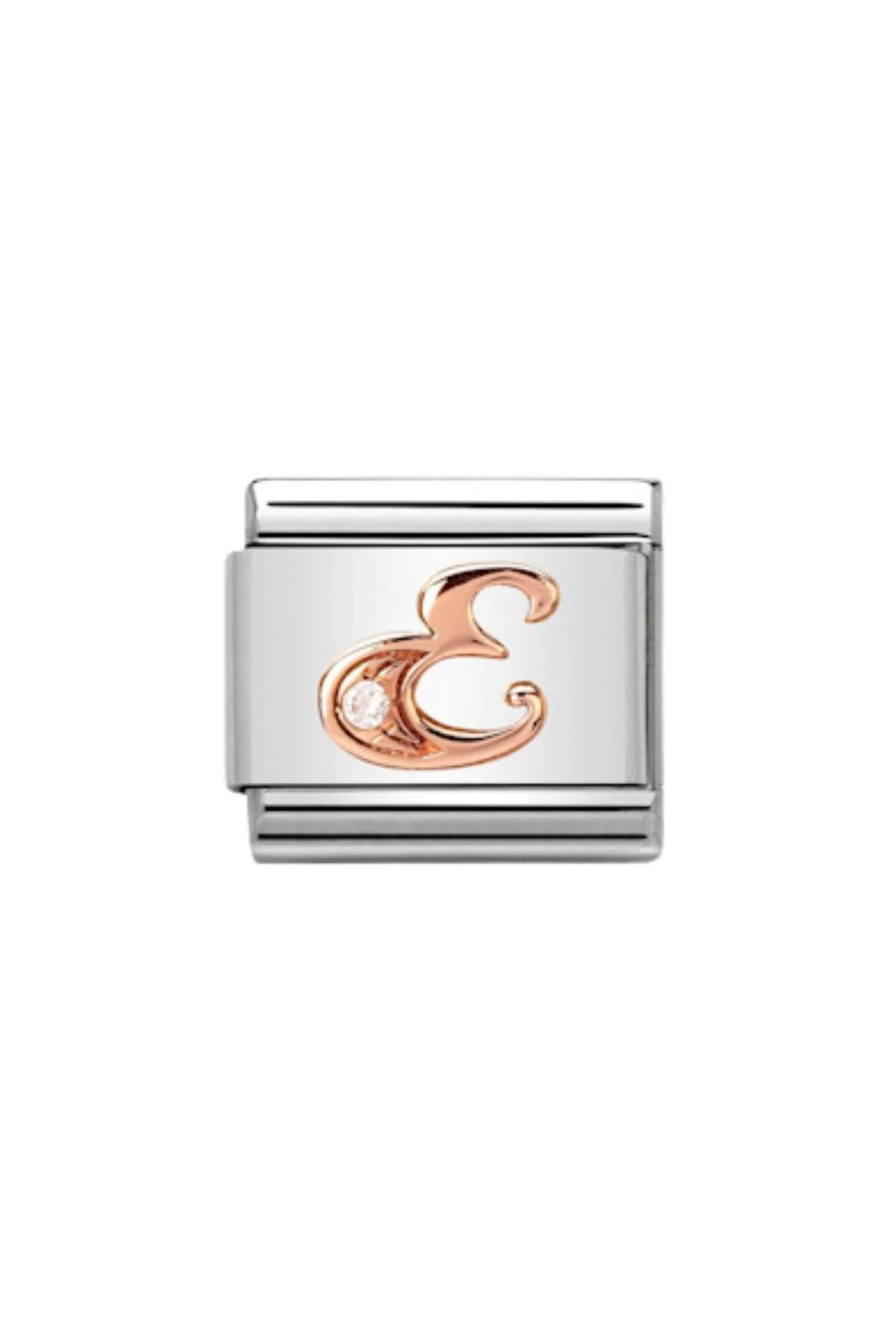 LETTERS 9k rose gold and CZ - Image 5