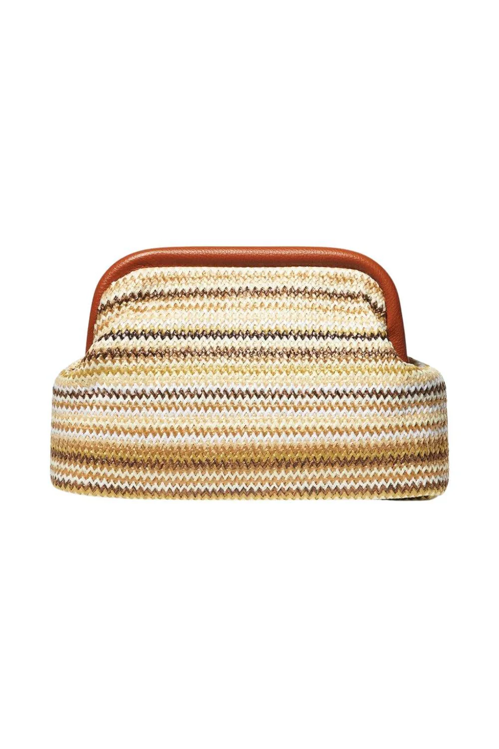 Raffia Clutch Stripe - Image 2