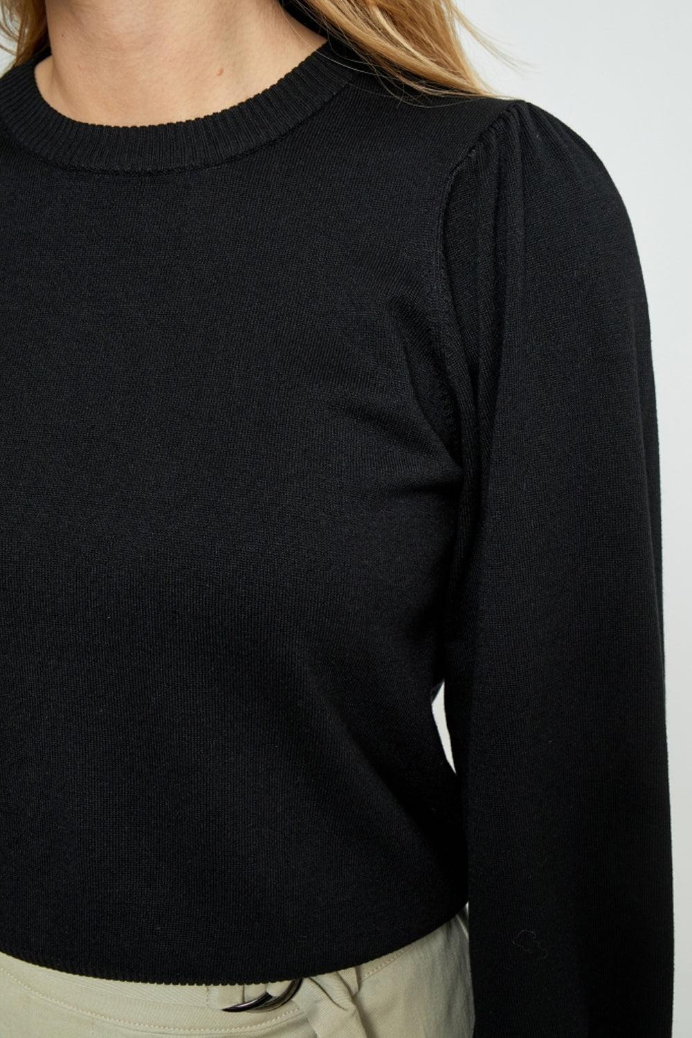 MSLiva Long Sleeve Pullover Black - Image 3
