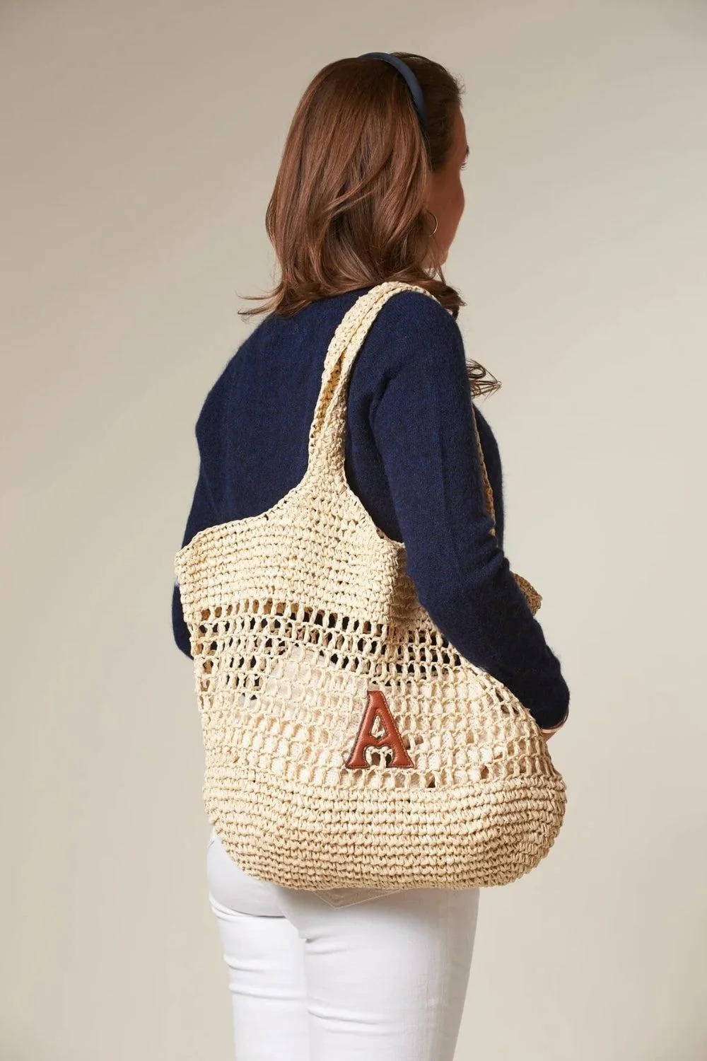 Raffia Tote Ecru - Image 2