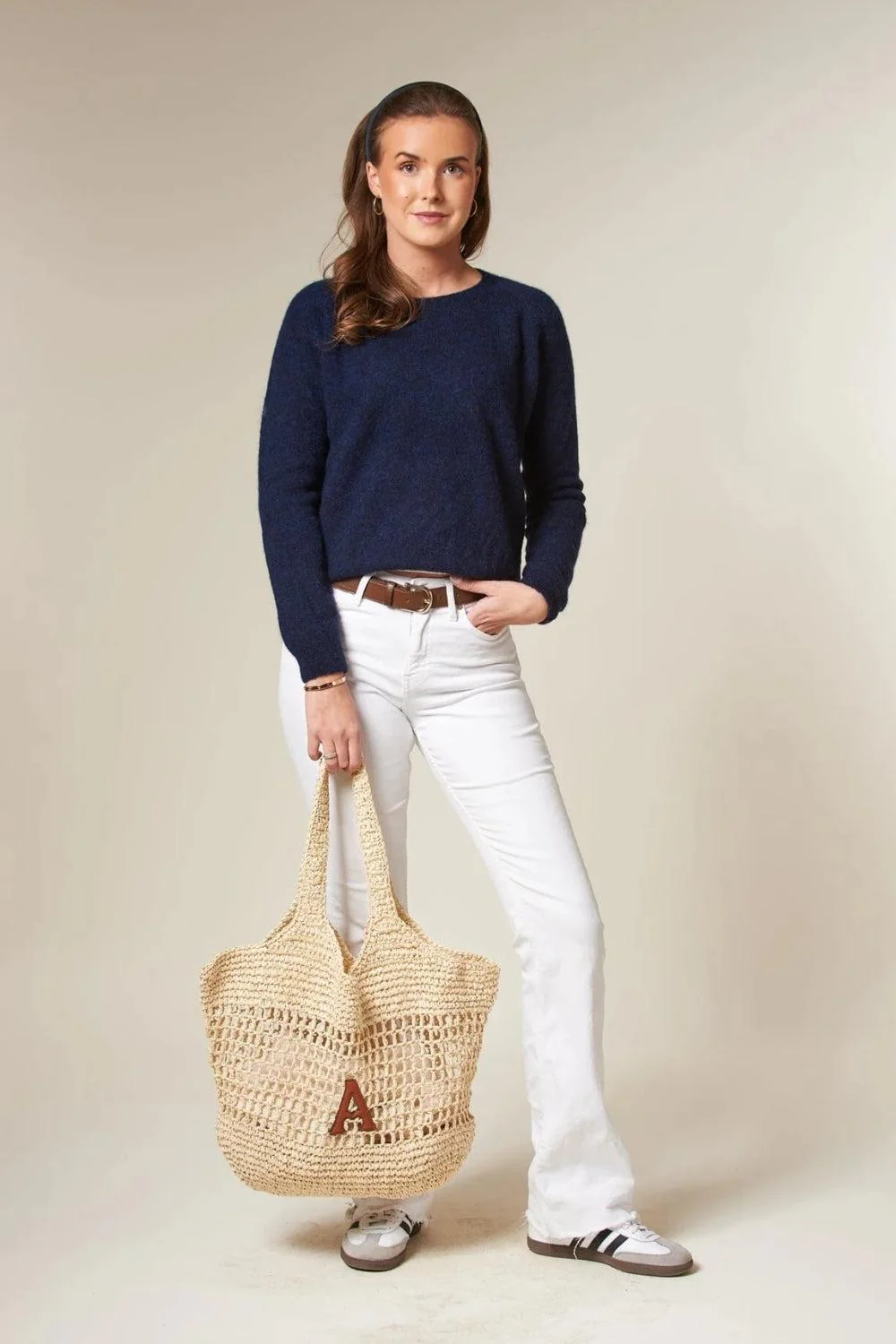 Raffia Tote Ecru - Image 3