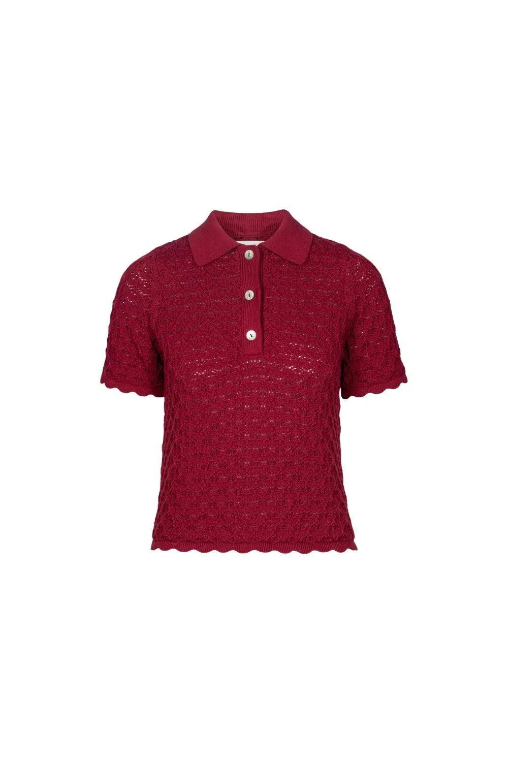 Gwen Knit Tee Berry