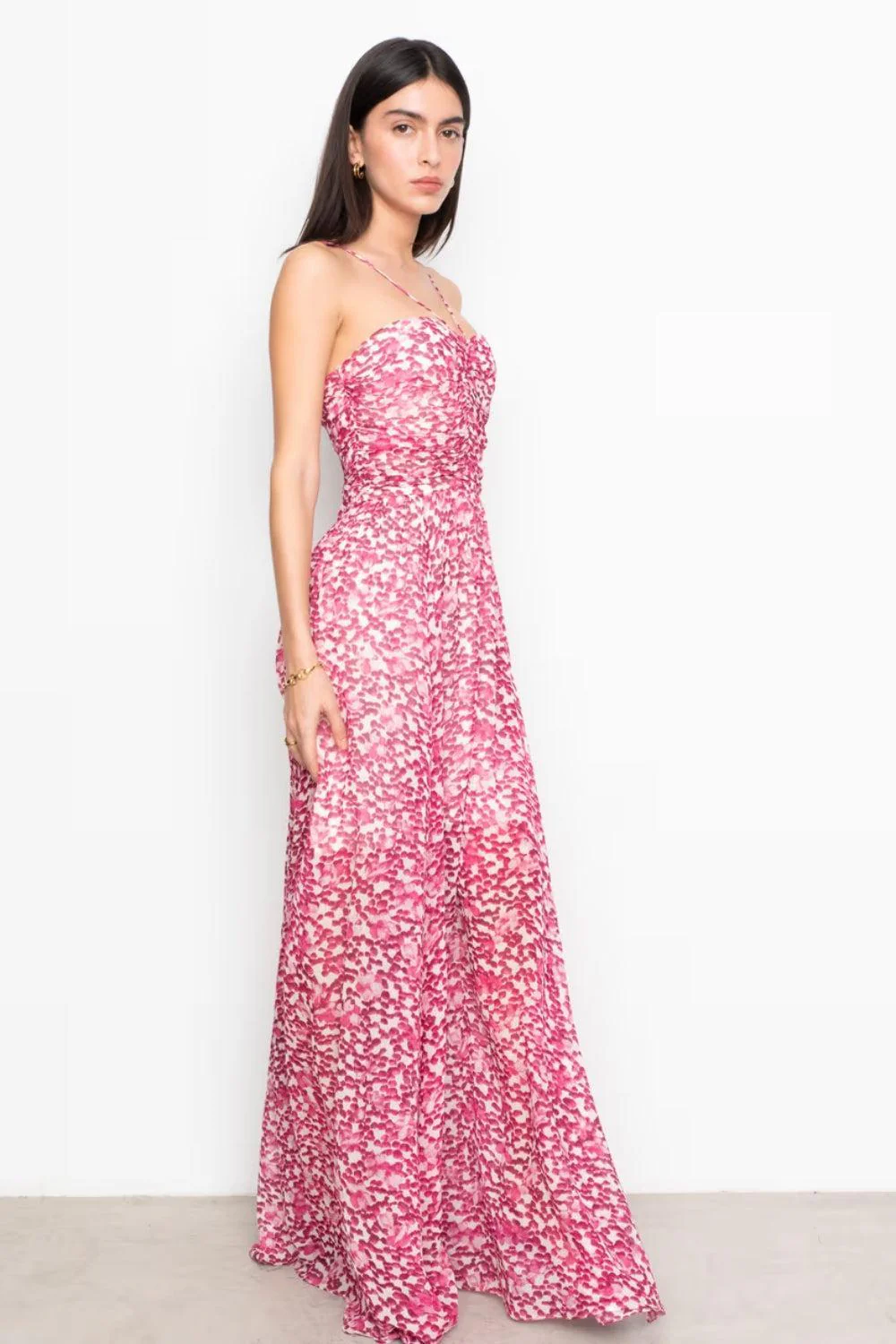 Bree Dress Berry Viola Print - Image 8