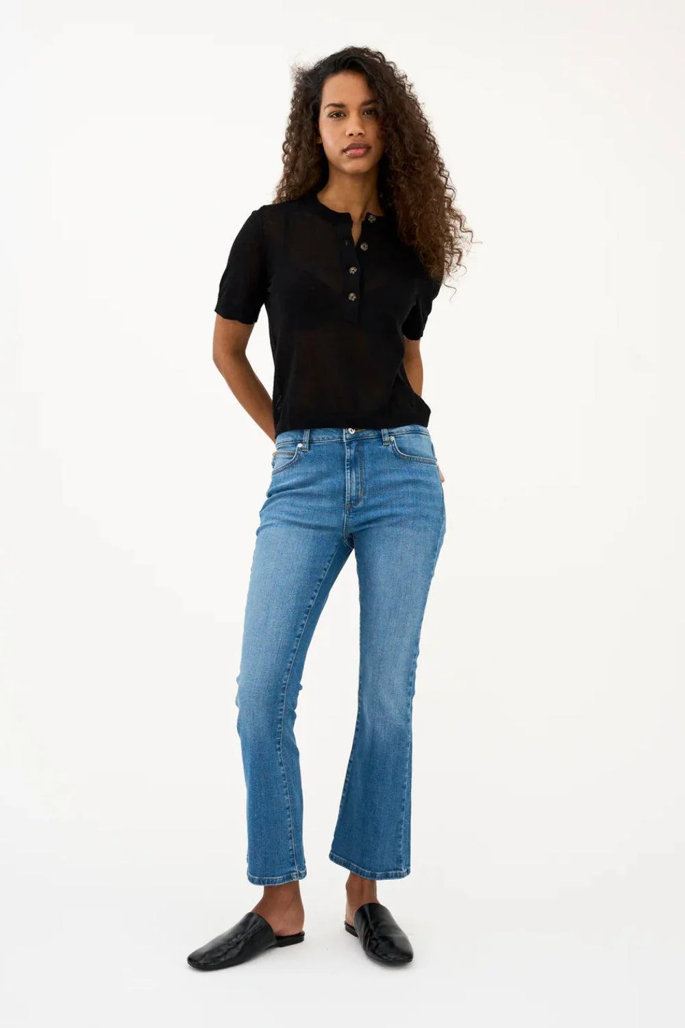 Johanna Kick Flare Jeans Wash Inca - Image 2