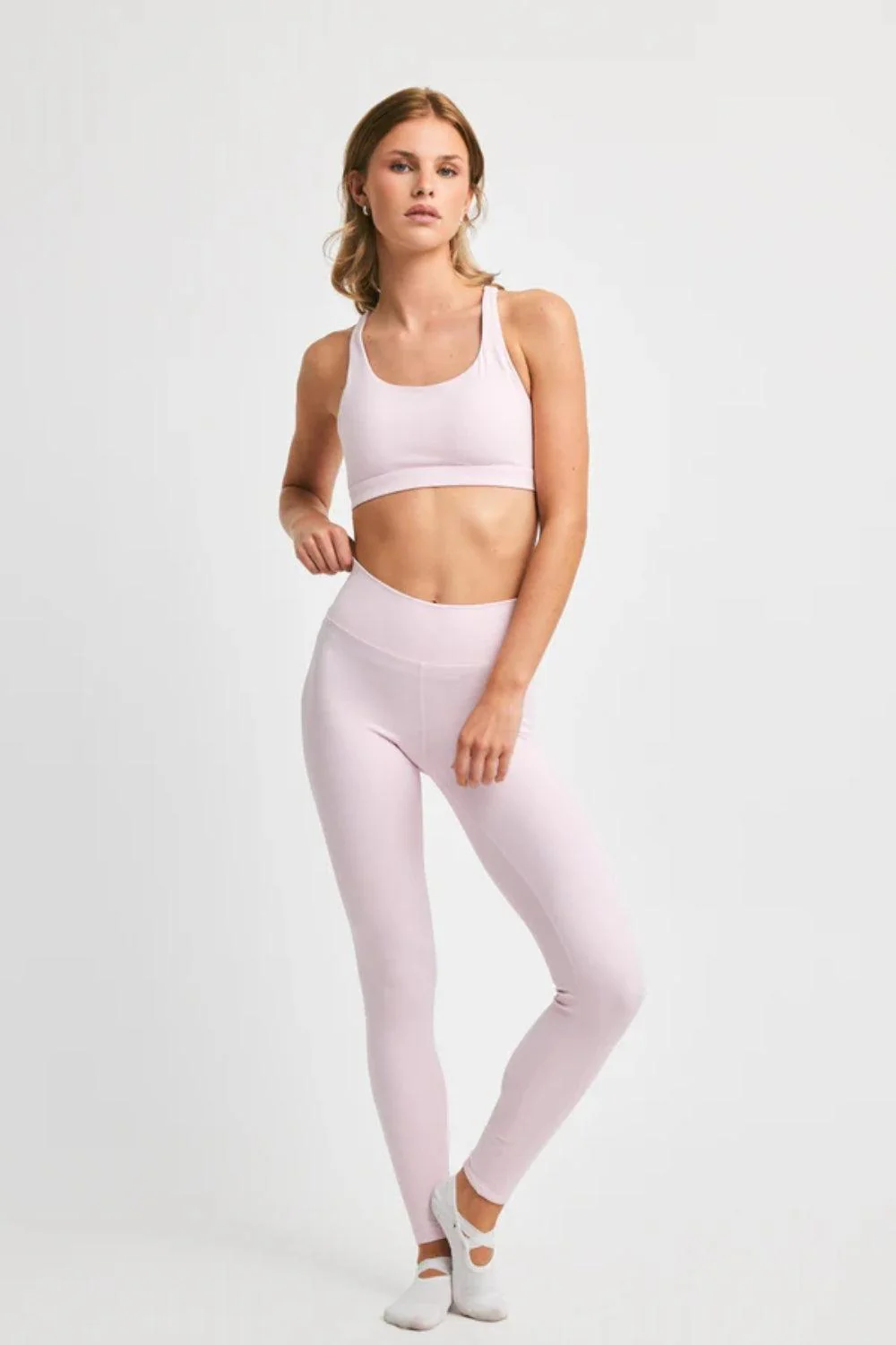 Cloudform Crossback Sports Bra Millenial Pink - Image 3