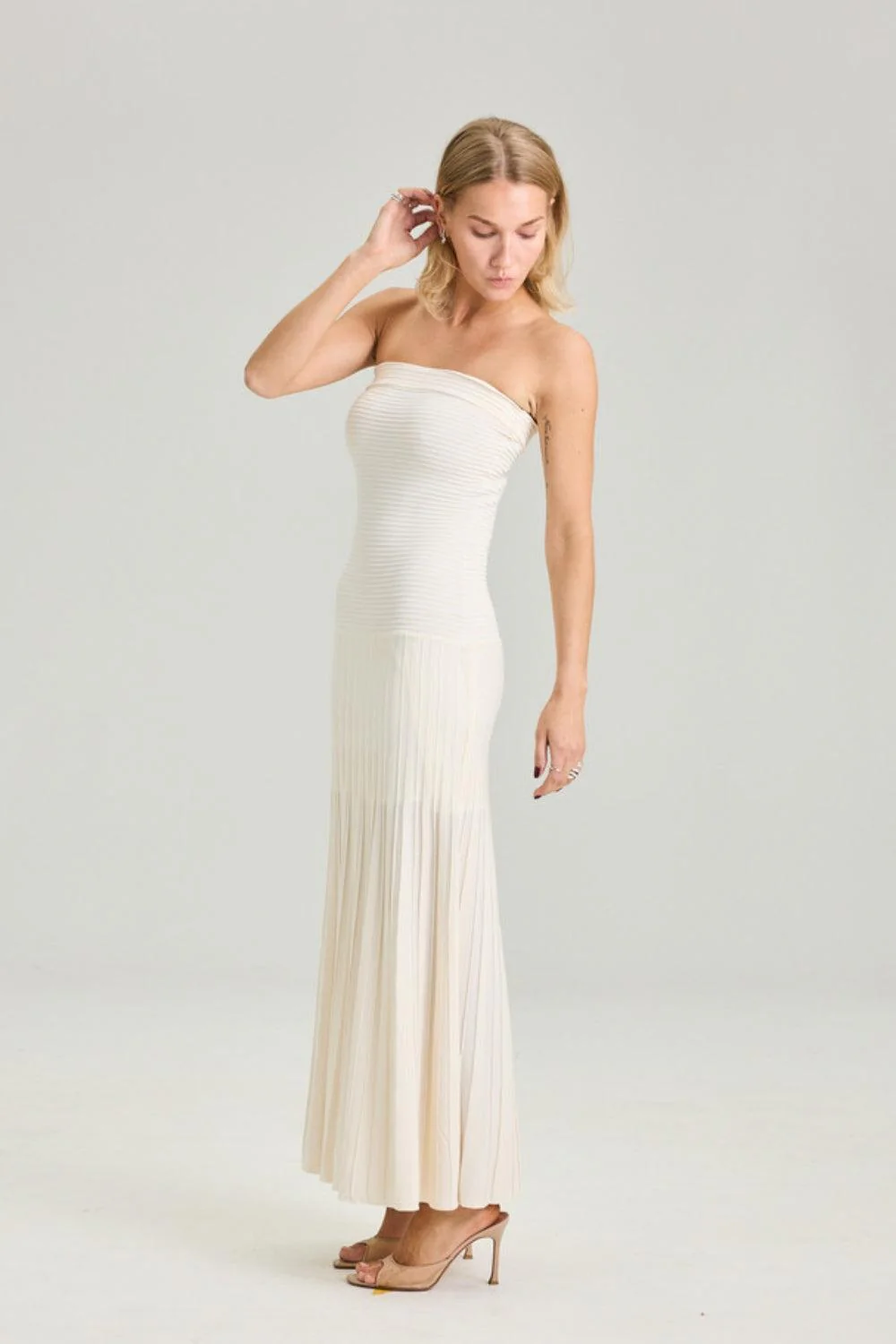 Emilie Dress Cream