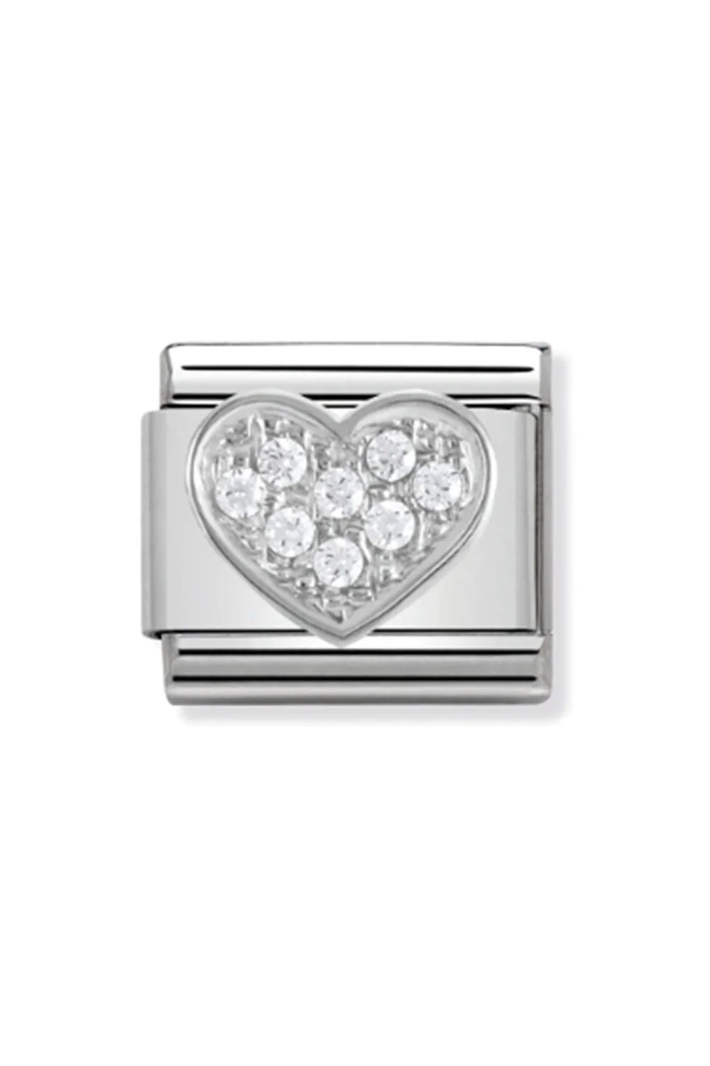 Symbols 925 Sterling Silver & CZ heart