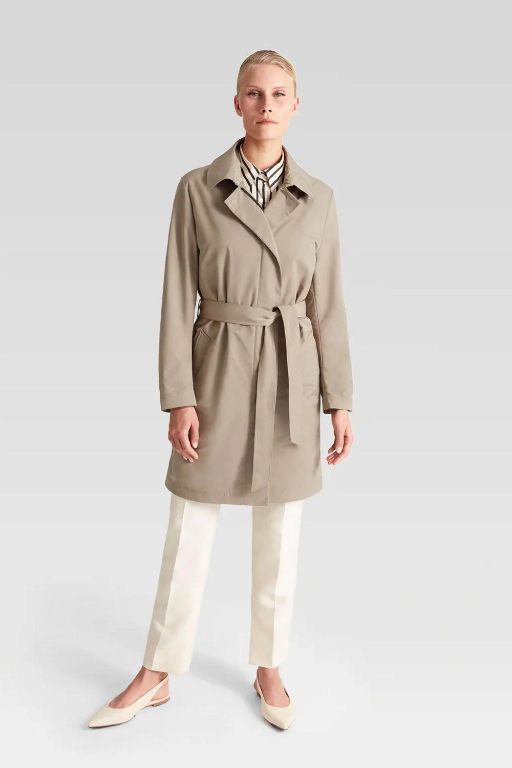 Skylar Coat Dark Sand - Image 2